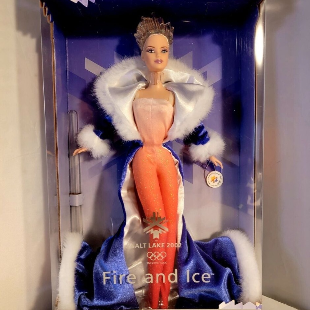 Mattel Barbie Doll Fire and Ice Salt Lake 2002 Olympics #53511 NRFB